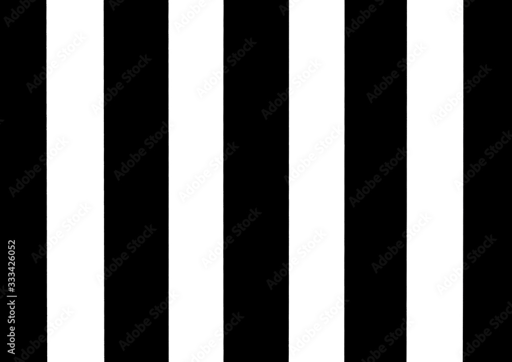 Black and white vertical lines, abstract contrasting striped zebra background, monochrome