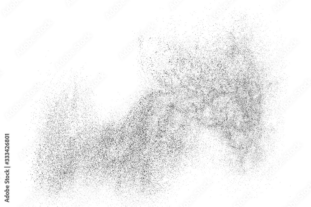 Black grainy texture isolated on white background. Dust overlay. Dark noise granules. Digitally generated image. Vector design elements. Illustration, Eps 10. Black grainy texture isolated on white background. Dust overlay. Dark noise granules. Digitally generated image. Vector design elements. Illustration, Eps 10.