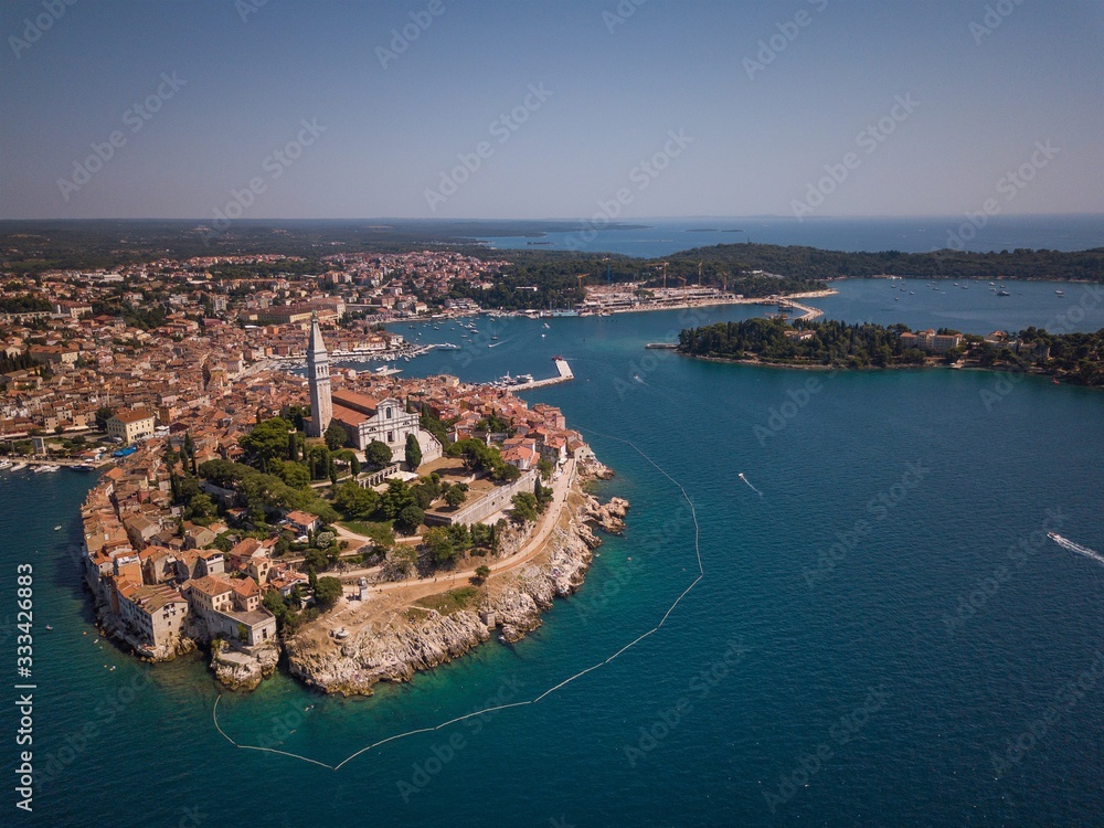 Rovinj Istria Croatia Adriatic Sea Tourism Travel Holiday Landscape Town Mediterranean