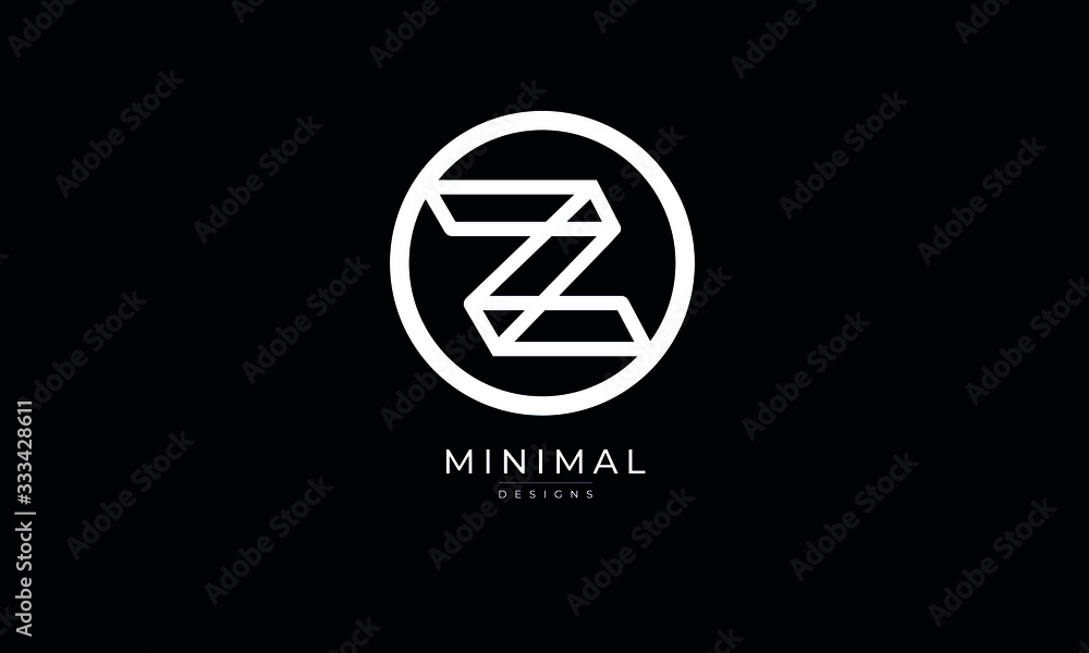 Alphabet letter icon logo Z Alphabet letter icon logo Z