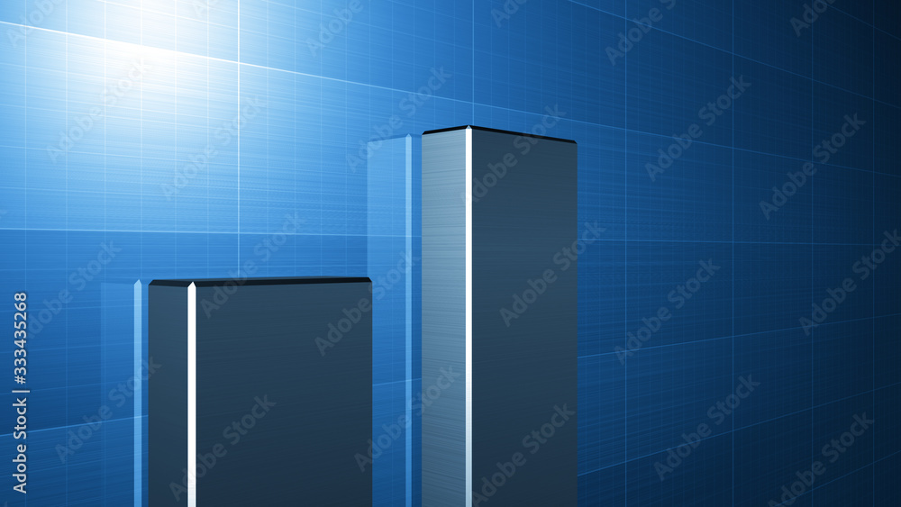Business Economy Data Graph finance Chart Bar Growth Success 3D illustration background Business Economy Data Graph finance Chart Bar Growth Success 3D illustration background