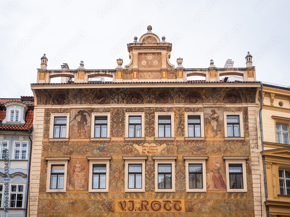 Obraz premium VJ Rott Building on Male Namesti, Prague