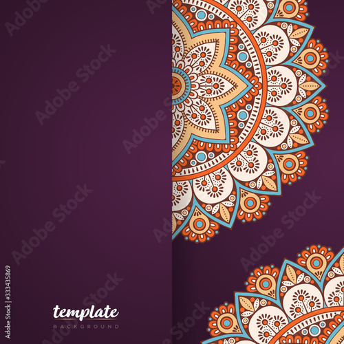 luxury ornamental mandala design background