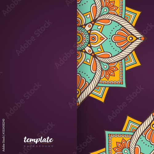 luxury ornamental mandala design background