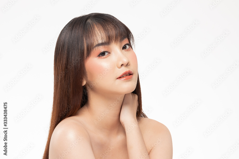 Beauty asian women portrait face with natural skin and skin care healthy hair and skin close up face beauty portrait. Beauty asian women portrait face with natural skin and skin care healthy hair and skin close up face beauty portrait.