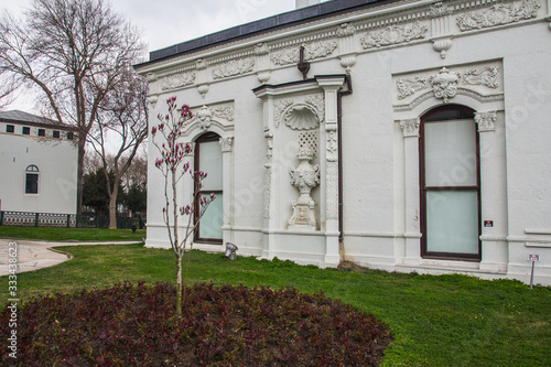 The Great Pavilion or Kiosk of Abdul-Majid I at the Topkapi Palace in Istanbul in cloudy weather. Turkey photo