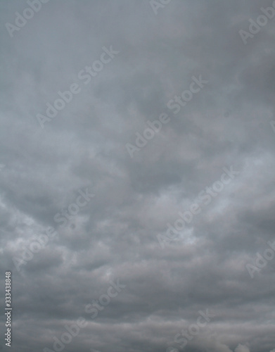 cloudy sky and billowing clouds