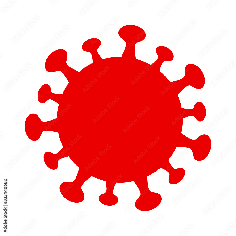 coronavirus ikona - obrazy, fototapety, plakaty 