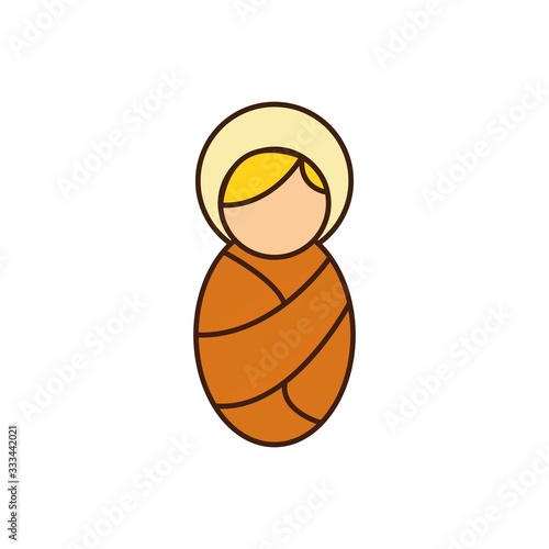 little jesus baby manger character