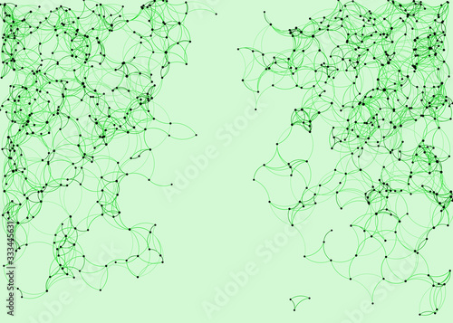 Procedural Art Network Mesh background illustration