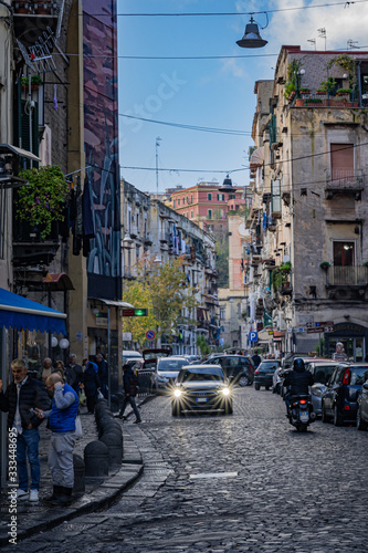 The beautiful city of Naples Italy