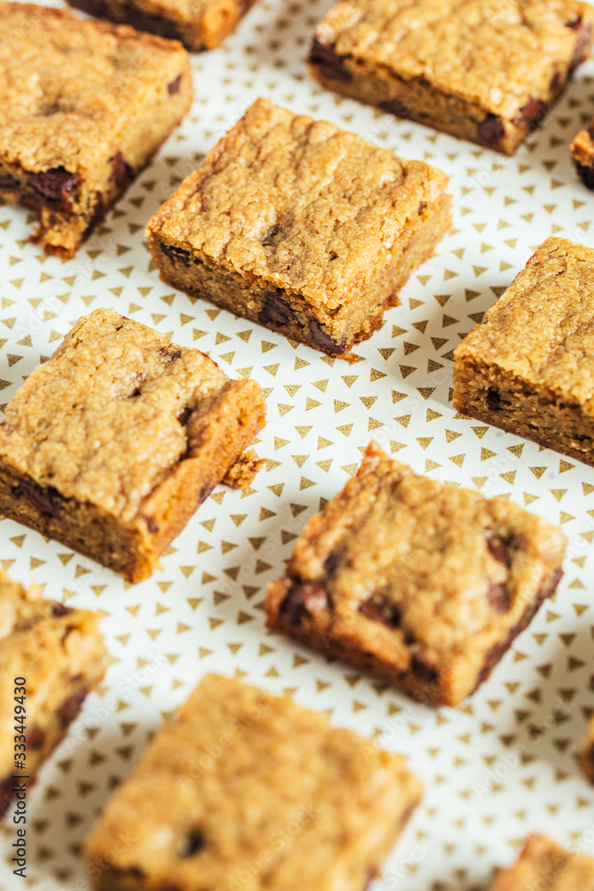 Chocolate Chip Blondie Squares Chocolate Chip Blondie Squares