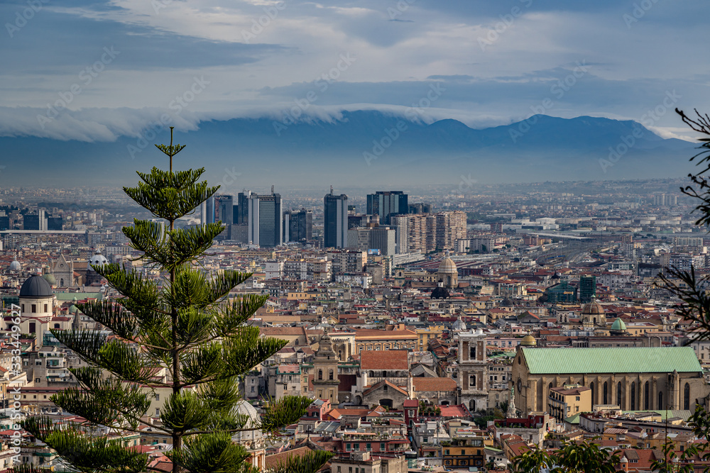 Obraz premium A look at the city of Naples Italy