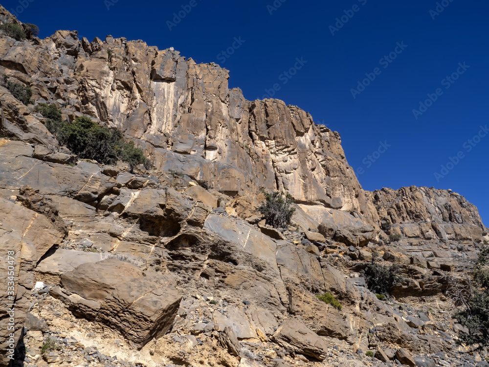 The Nakhr Grand Canyon, Jebel Shams, is said to be the most beautiful canyon in the world. Oman