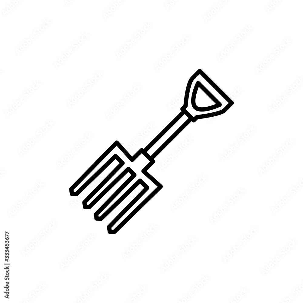 Vector illustration, fork garden icon design Vector illustration, fork garden icon design
