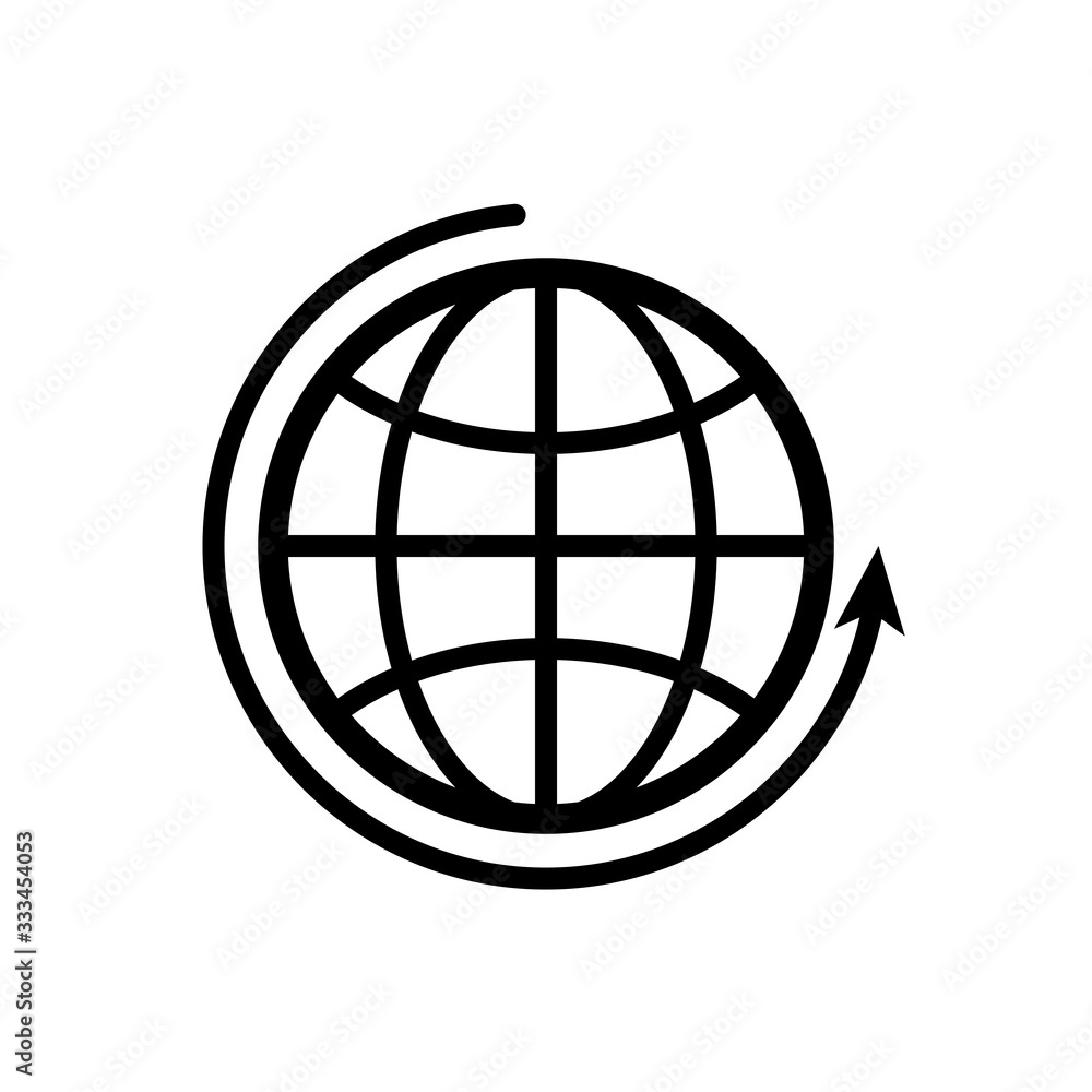 Vector illustration, globe icon design