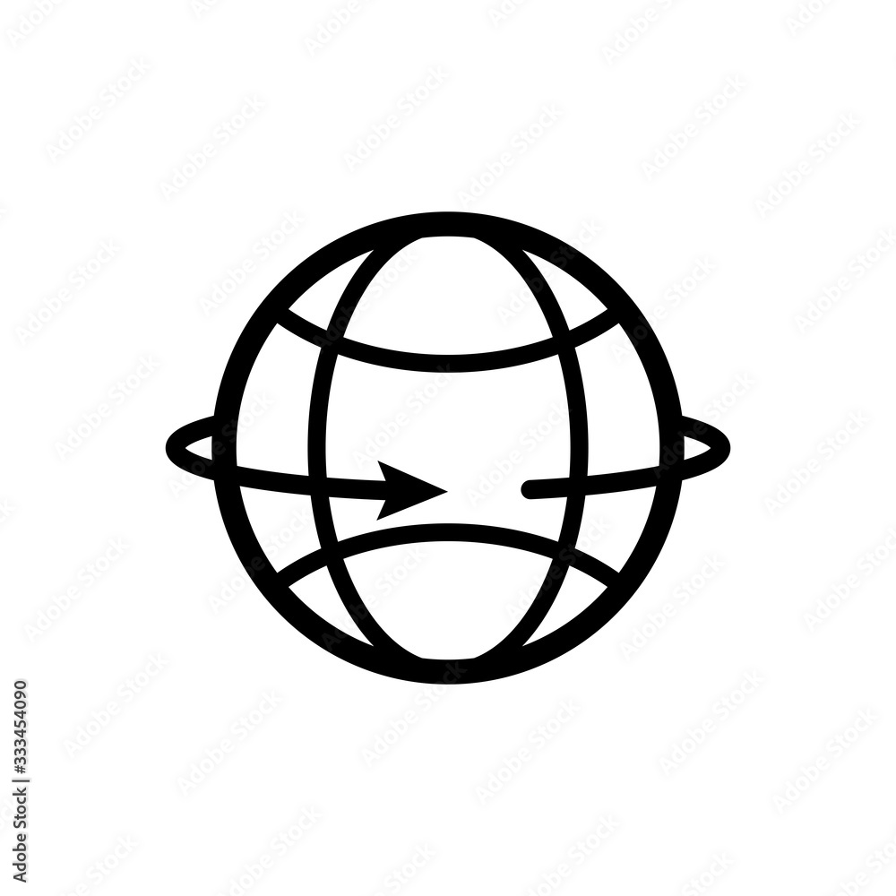 Vector illustration, globe icon design Vector illustration, globe icon design