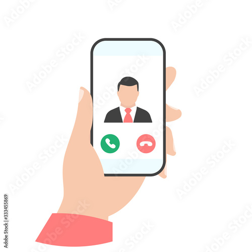 Phone in your hand. Call