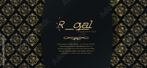 Royal Gold Banner Backgrounds