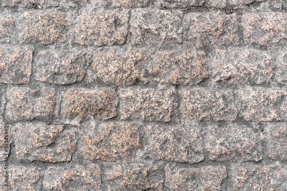 Fototapeta premium abstract background of old stone wall close up