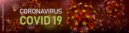 Coronavirus 2019 concept background. nCov wuhan influenza virus pandemic. Global health warning. Vector EPS10