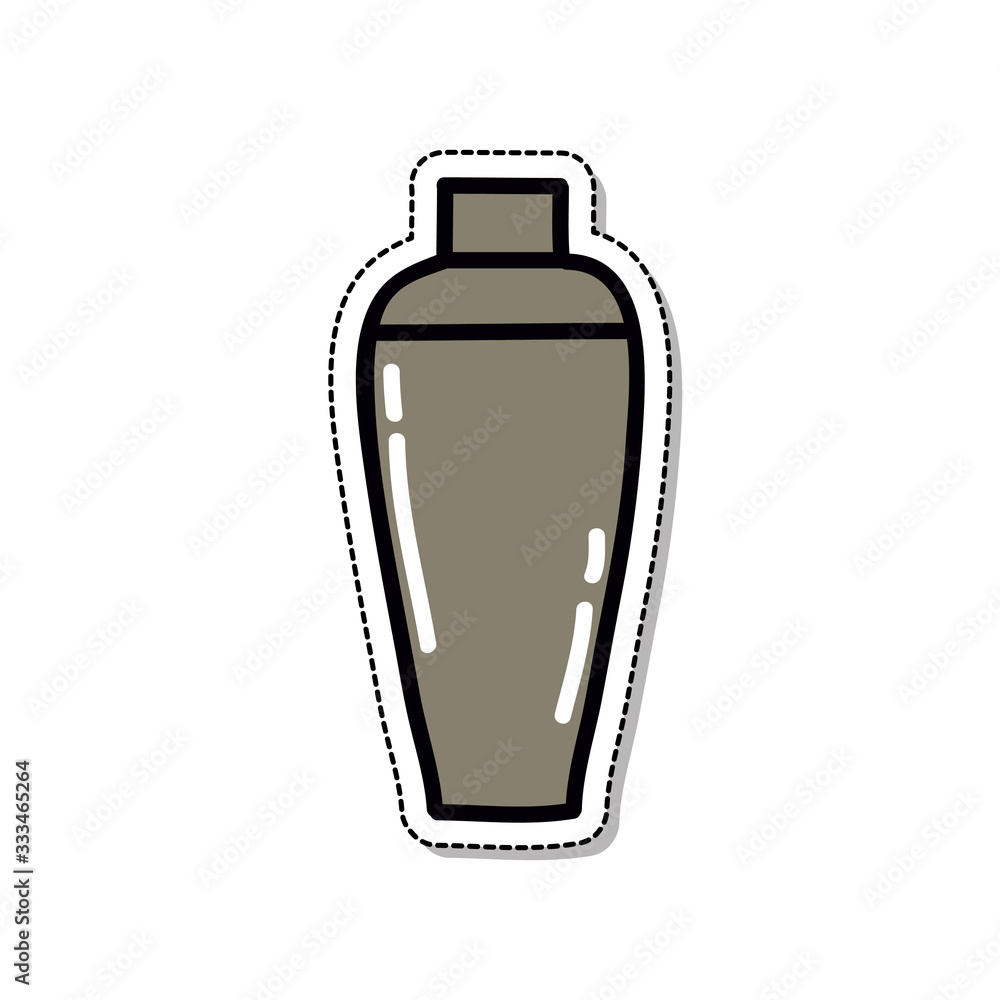 shaker doodle icon, vector illustration shaker doodle icon, vector illustration