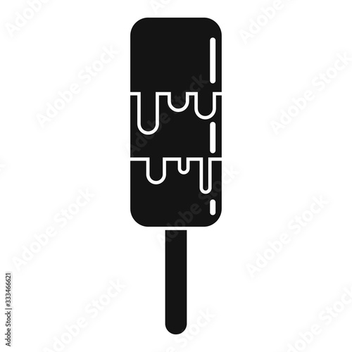 Gelato popsicle icon. Simple illustration of gelato popsicle vector icon for web design isolated on white background