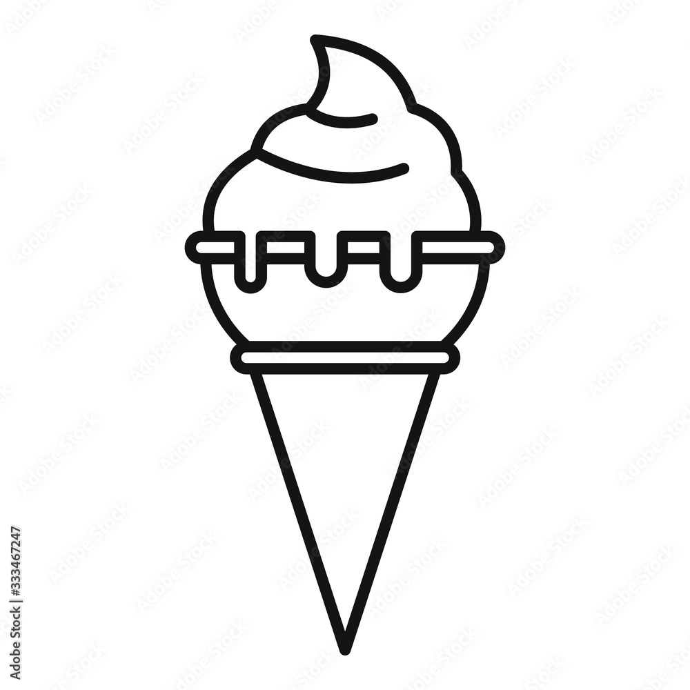 Milk shake ice cream icon. Outline milk shake ice cream vector icon for web design isolated on white background Milk shake ice cream icon. Outline milk shake ice cream vector icon for web design isolated on white background