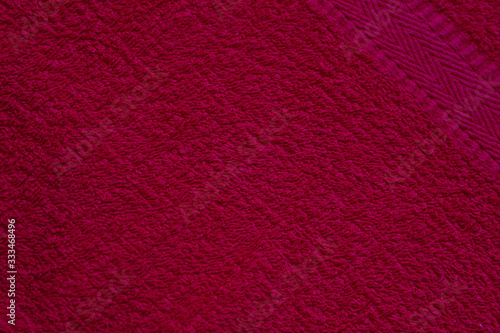 Colorful fabric texture for background. Red fabric background.