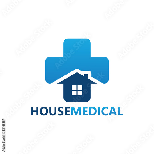 House Medical Logo Template Design