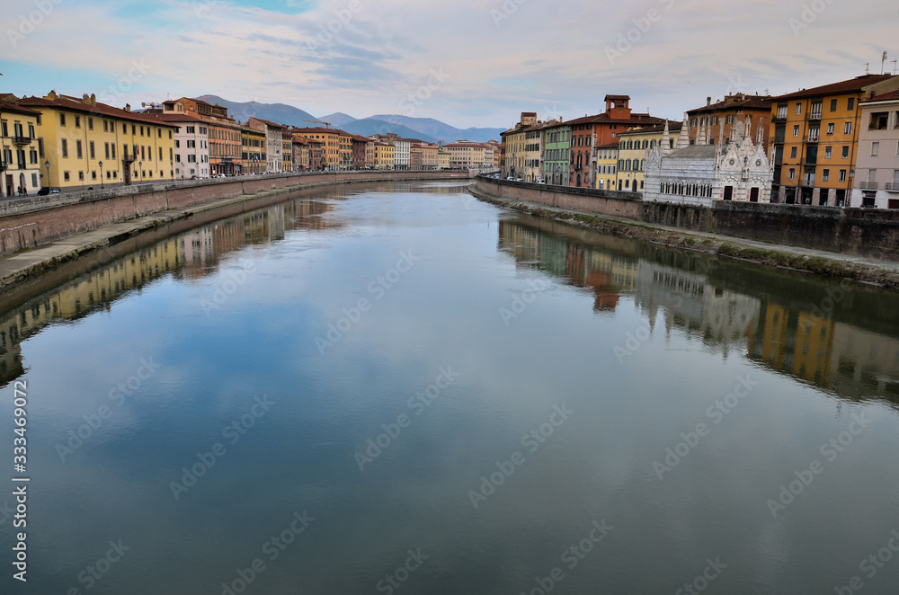 Arno River - Pisa, Italy - Afternoon 1