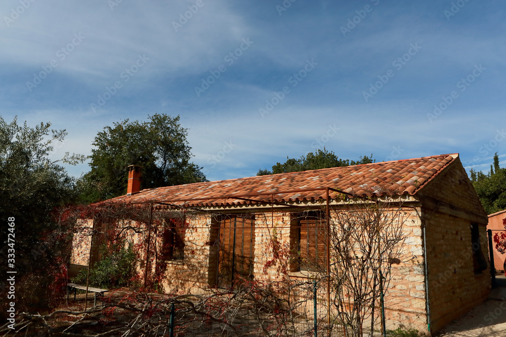 Ancient red clay village Red soil house village Ancient red clay village Red soil house village