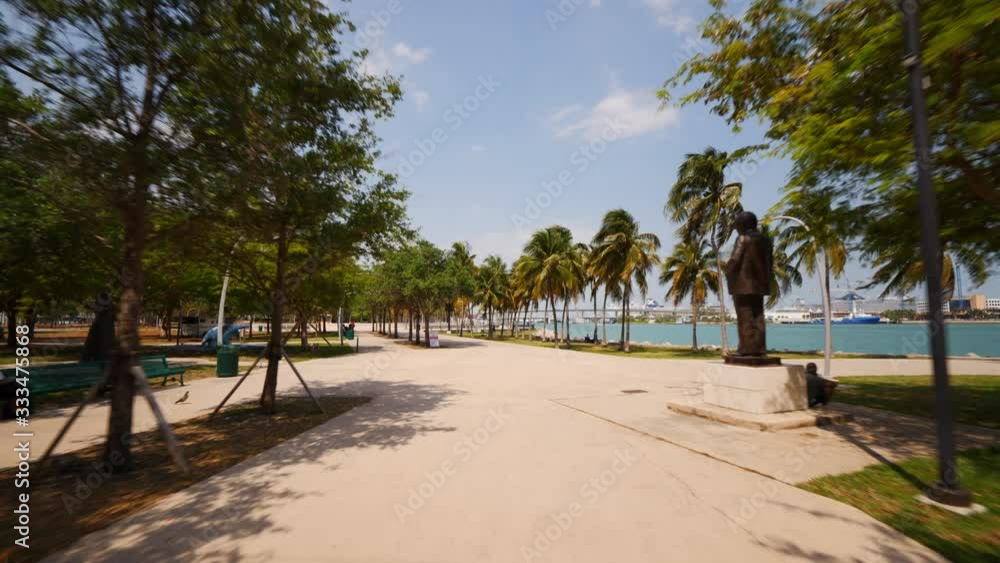 Motion video tour of Bayfront Park Miami March 2020 Motion video tour of Bayfront Park Miami March 2020