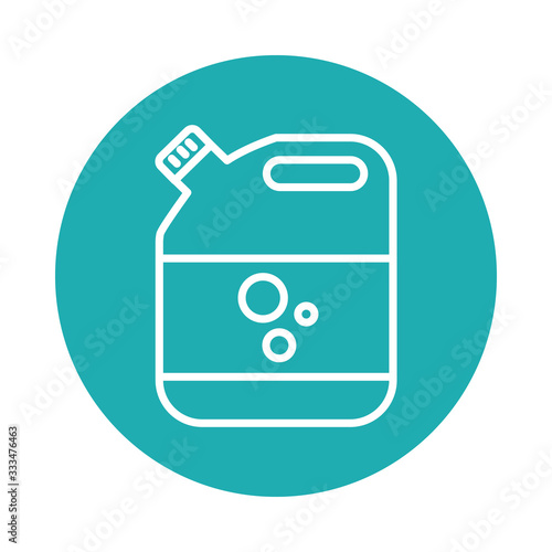 Free Download soap gallon icon, block style - GFXLoad