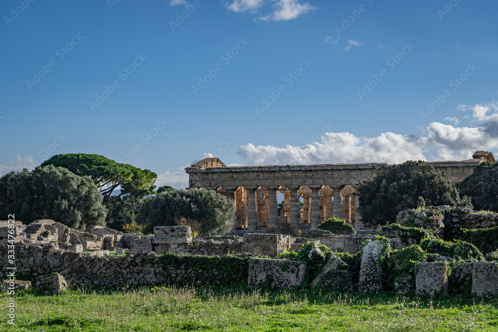 A look at a temple in Paestum Italy