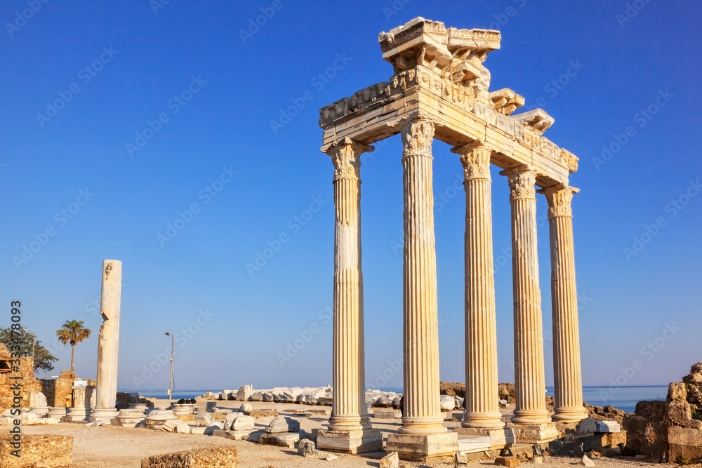 Ancient greek temple in turkie