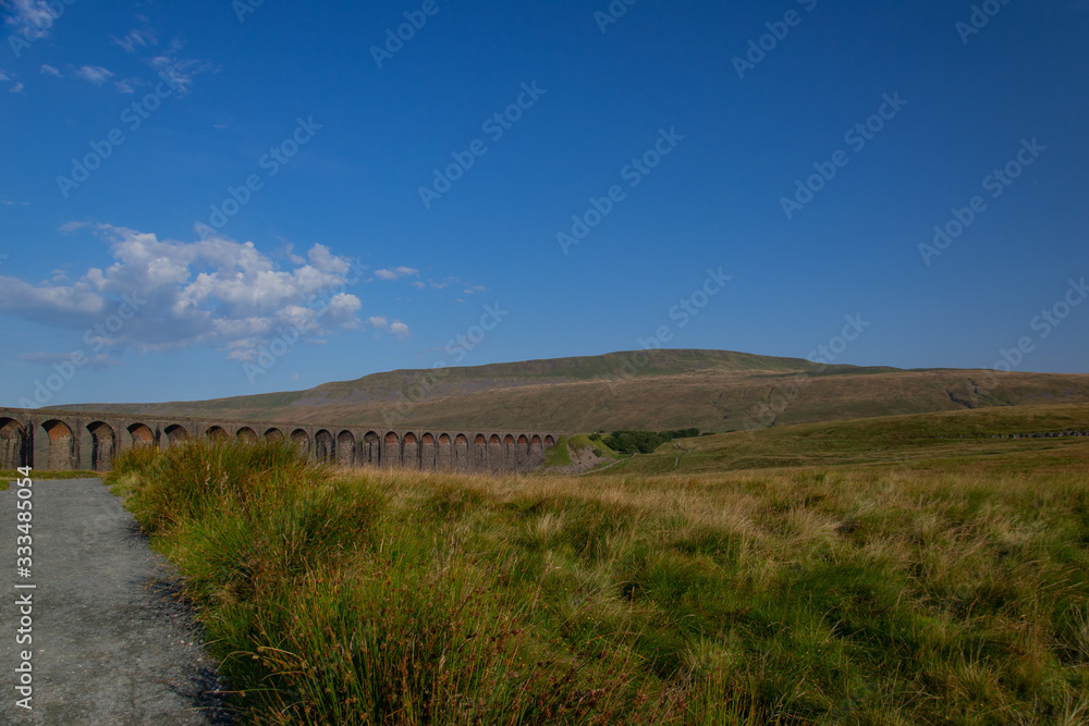 Obraz premium landscape with road and clouds