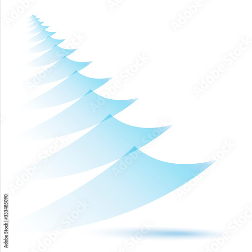 Hintergrund Dreieck blau 3