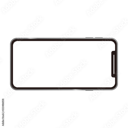 スマホのイラスト　横位置
