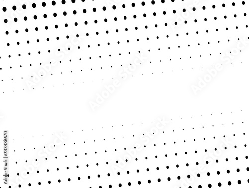 abstract black and white dots background. texture halftone dots design backgr...