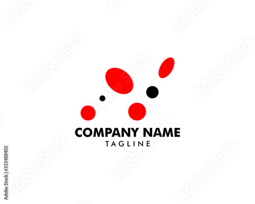 Initial Letter N Logo Template Design