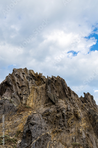 Spectacular cliffs and rocky coast line of El Port de la Selva,Costa Brava,Catalonya,Spain