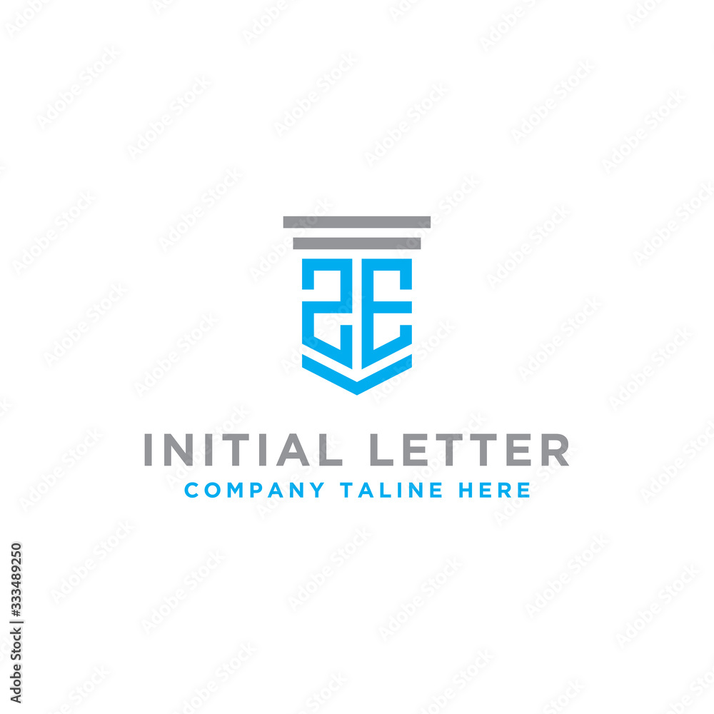 inspiring logo designs for companies from the initial letters of the ZE logo icon. -Vectors inspiring logo designs for companies from the initial letters of the ZE logo icon. -Vectors