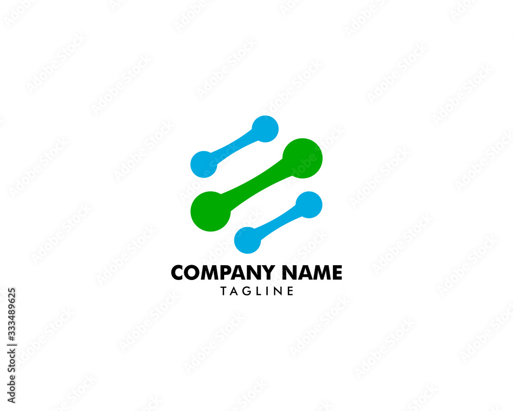Molecule logo template vector icon Molecule logo template vector icon