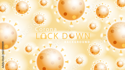 corona lockdown background