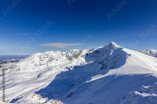 Views of Tatra mountains near Zakopane  Poland 