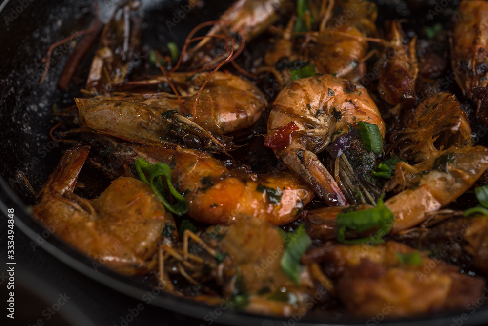 Shrimp Scampi is quick and easy Asian dish that can be served with noodles Shrimp Scampi is quick and easy Asian dish that can be served with noodles