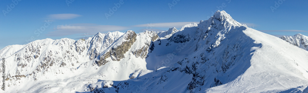 Fototapeta premium Views of Tatra mountains near Zakopane (Poland)