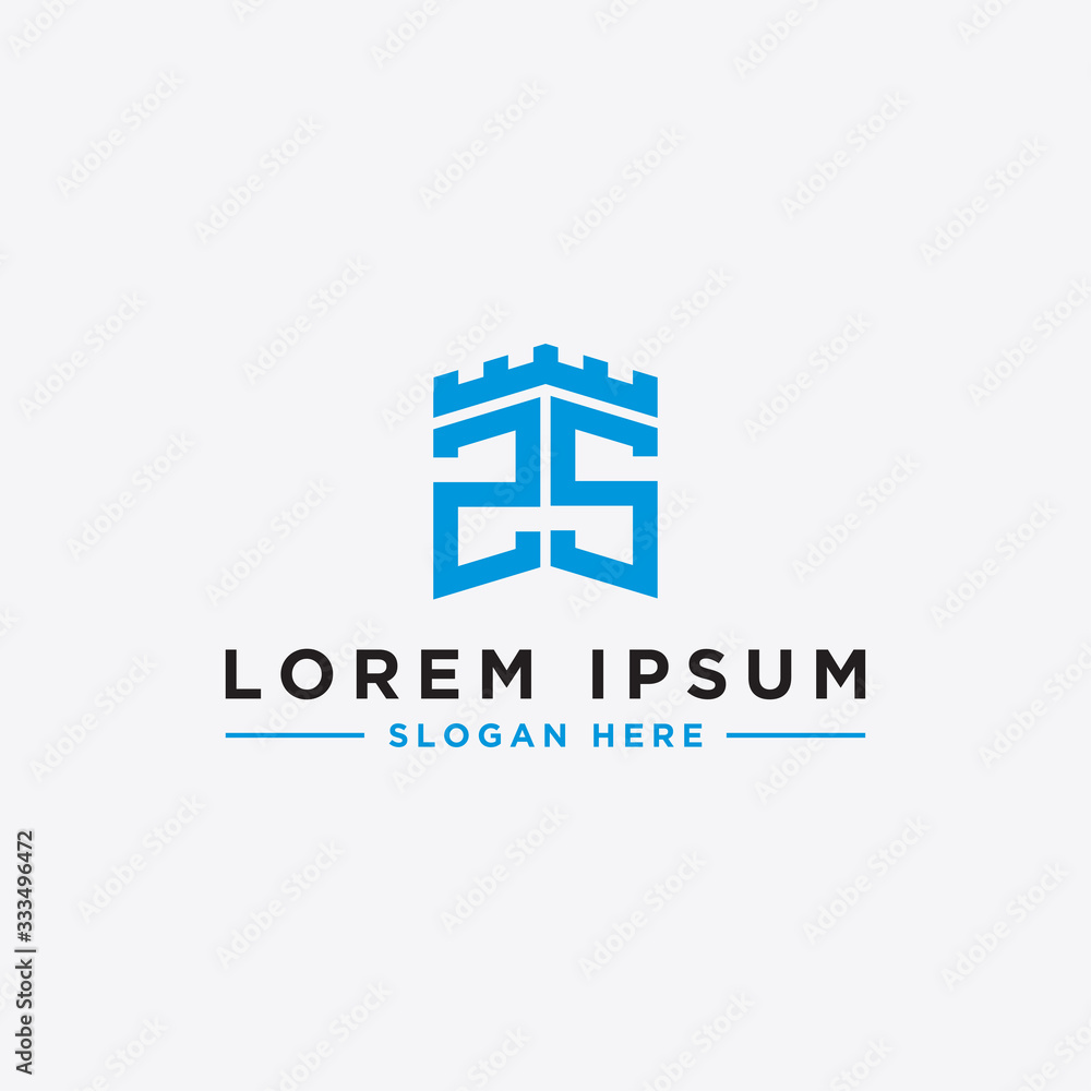 inspiring logo designs for companies from the initial letters of the ZS logo icon. -Vectors inspiring logo designs for companies from the initial letters of the ZS logo icon. -Vectors
