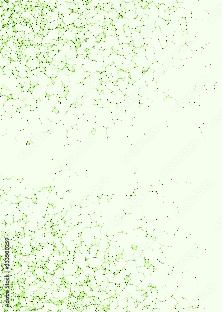 Network Mesh Procedural Art background illustration